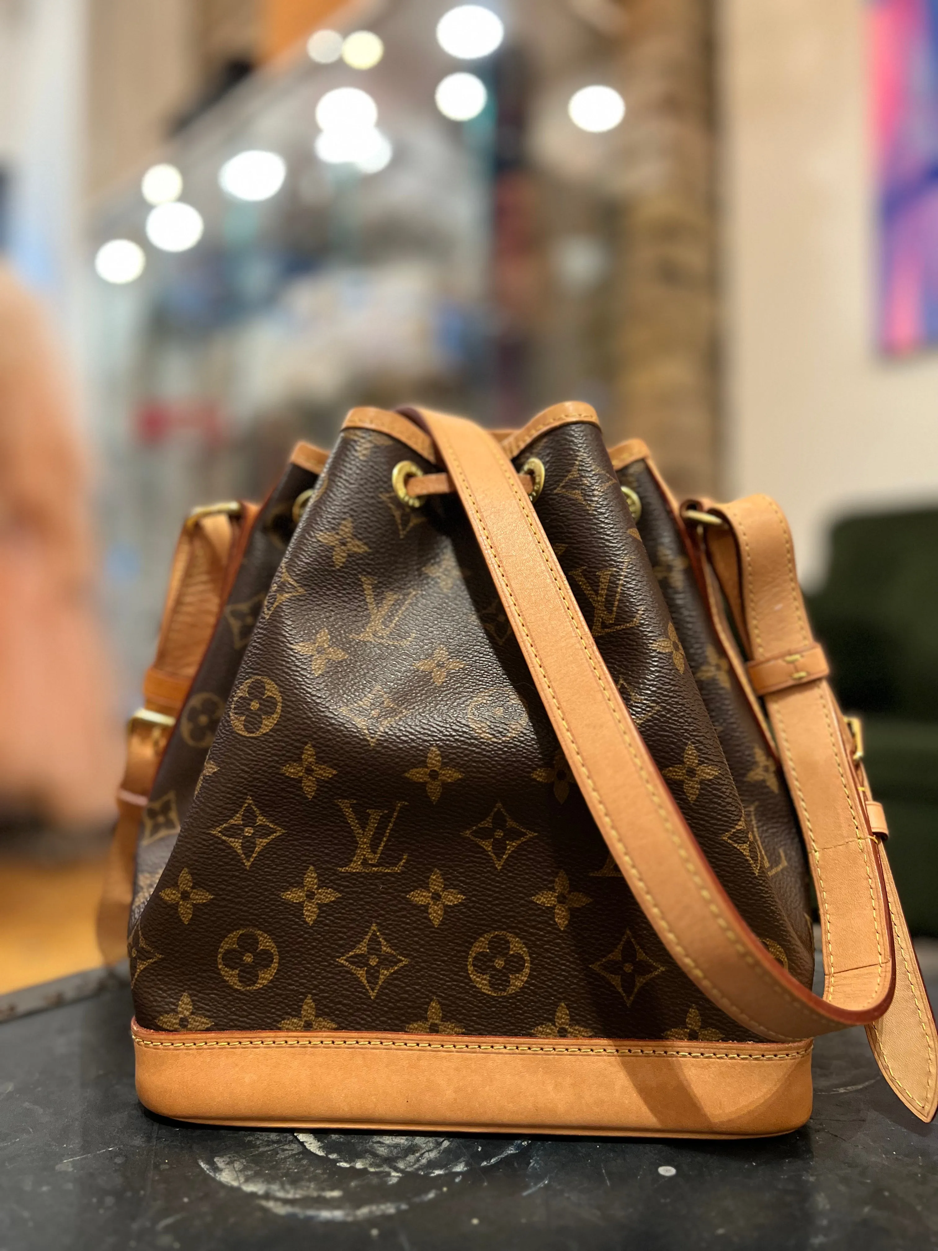 Louis Vuitton Monogram Canvas Noe BB Bucket Bag