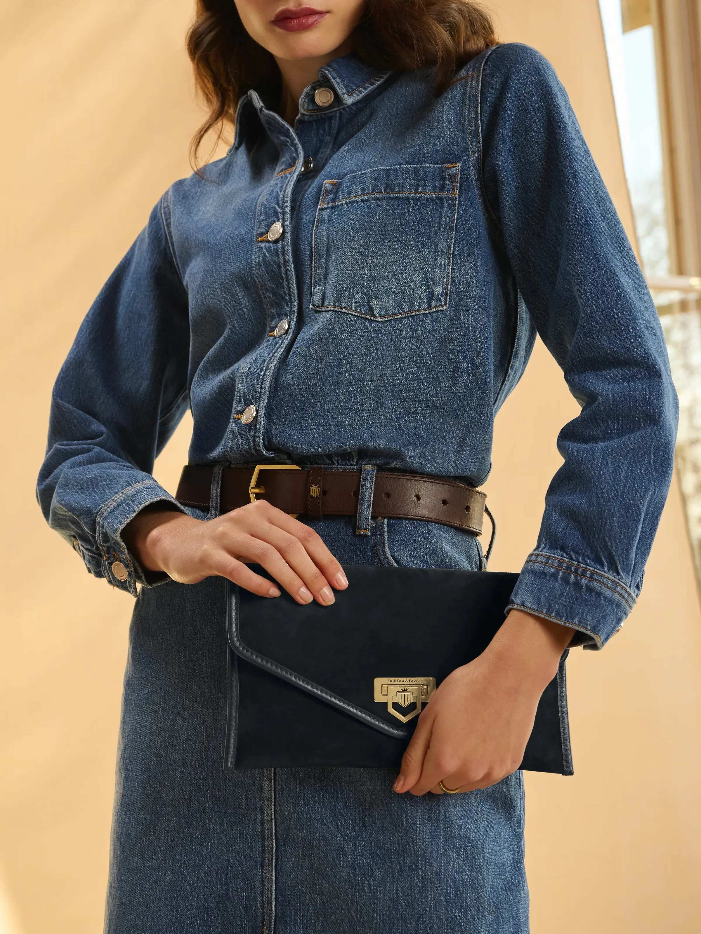 Loxley Clutch Bag - Navy