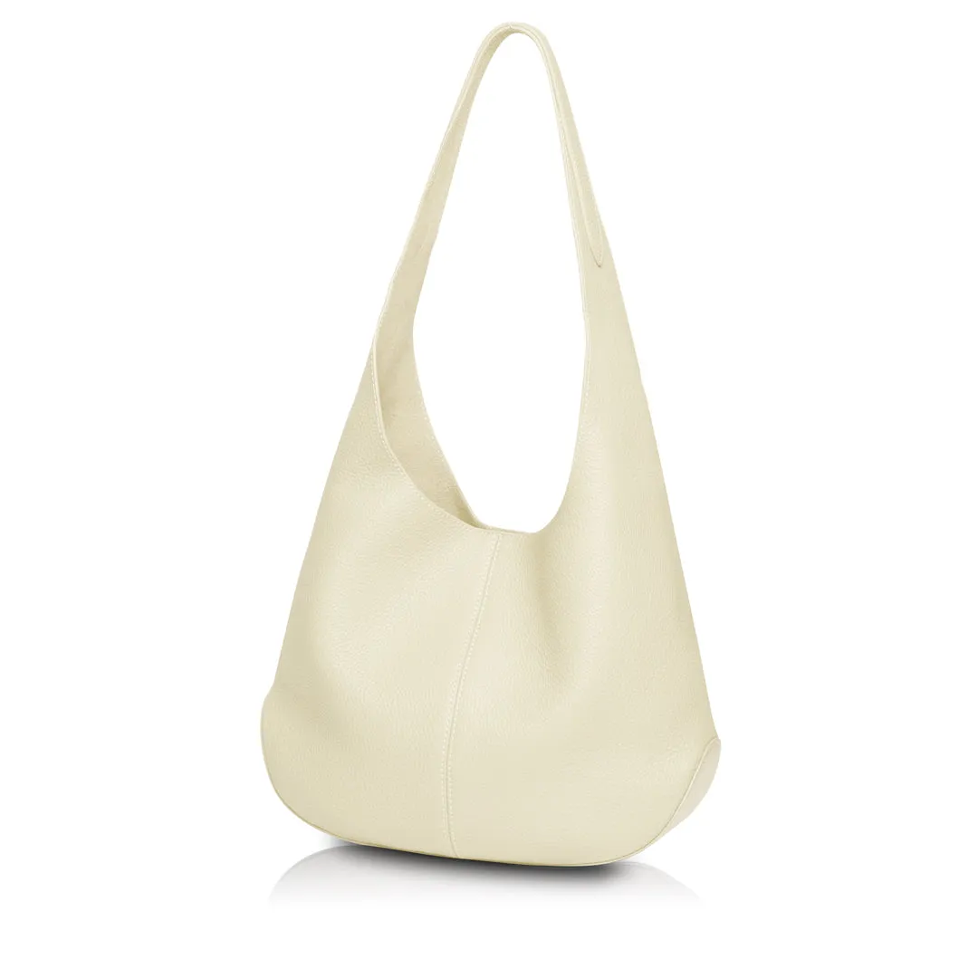 Luna Hobo Bag - Moonlight White