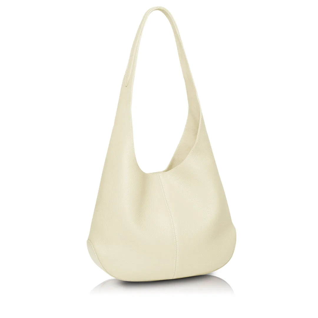 Luna Hobo Bag - Moonlight White