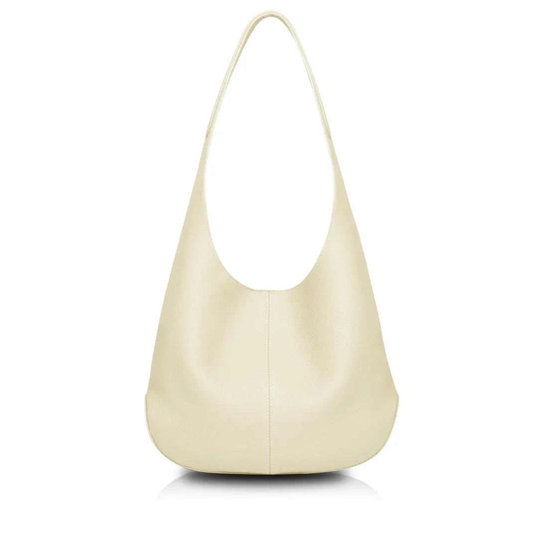 Luna Hobo Bag - Moonlight White