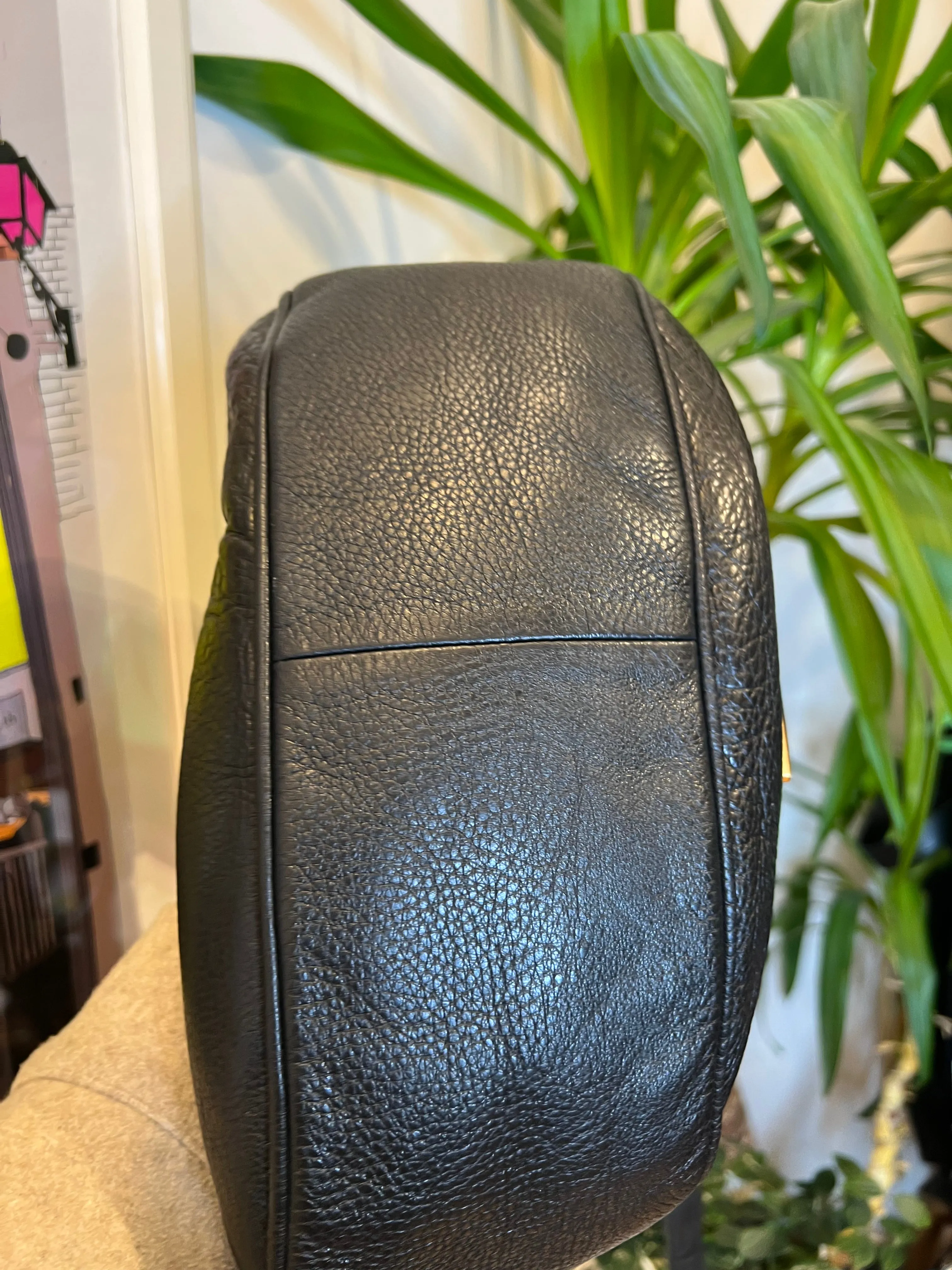 Marc by Marc Jacobs Black Leather Hobo Q Hillier