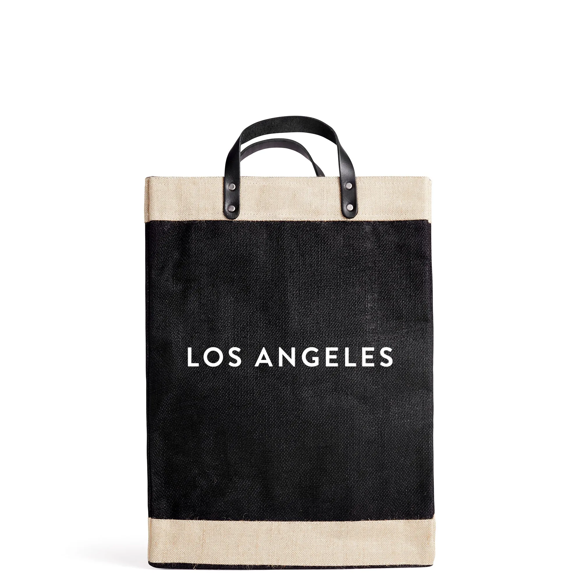 Market Bag in Black for L.A. LOS ANGELES.