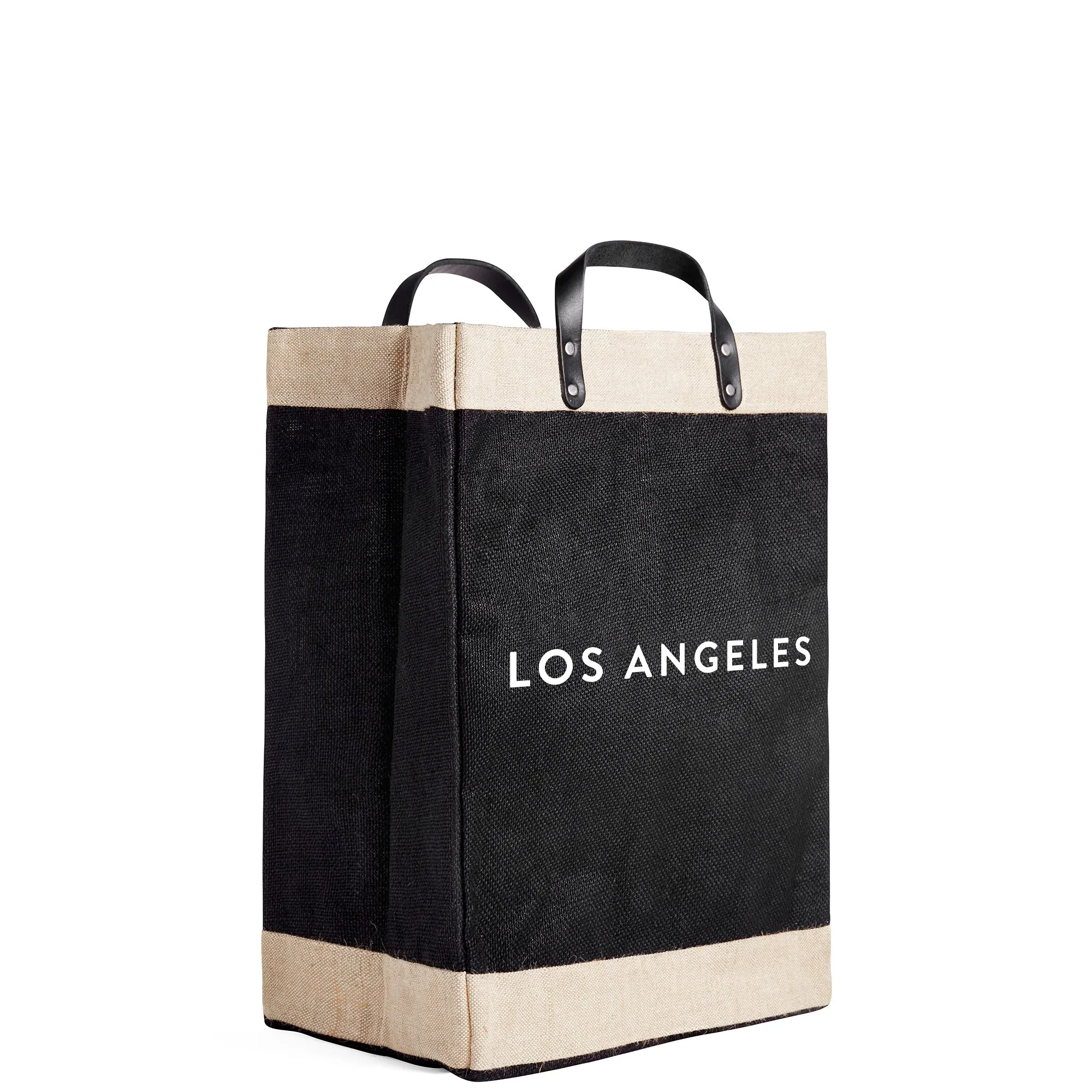 Market Bag in Black for L.A. LOS ANGELES.