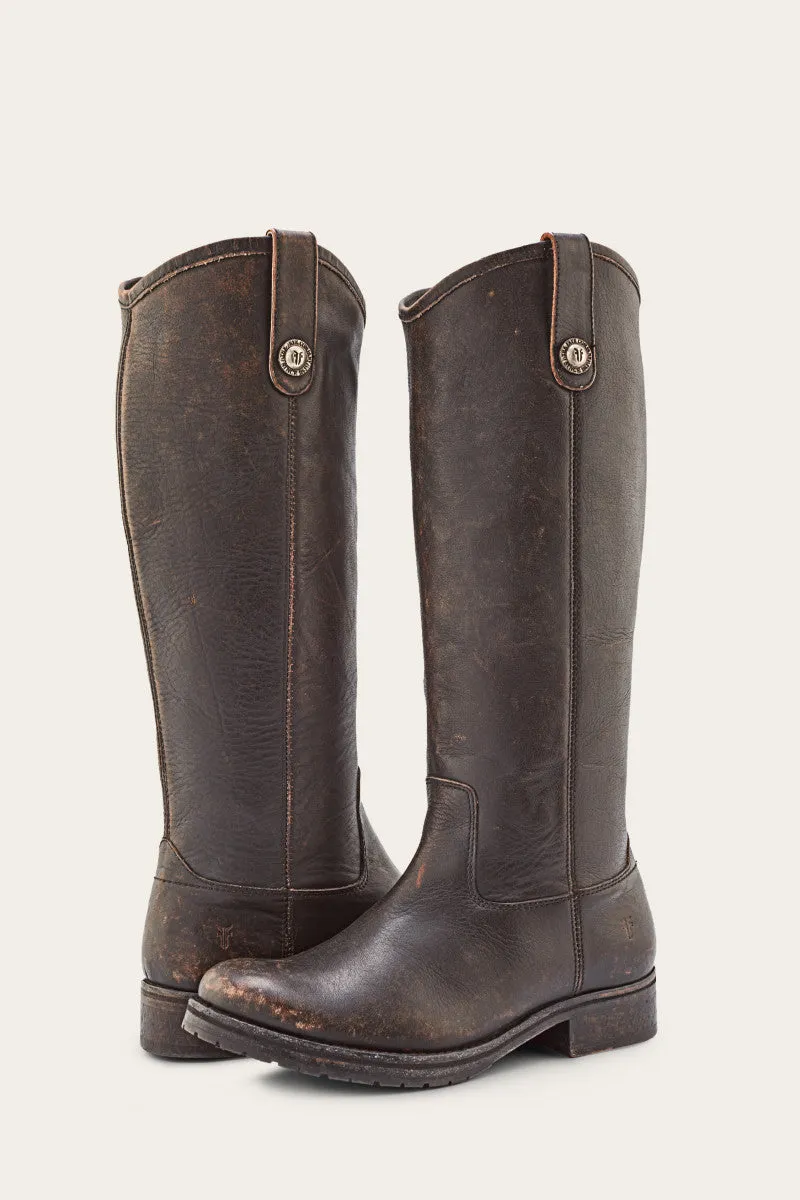 Melissa Double Sole Button Lug Tall