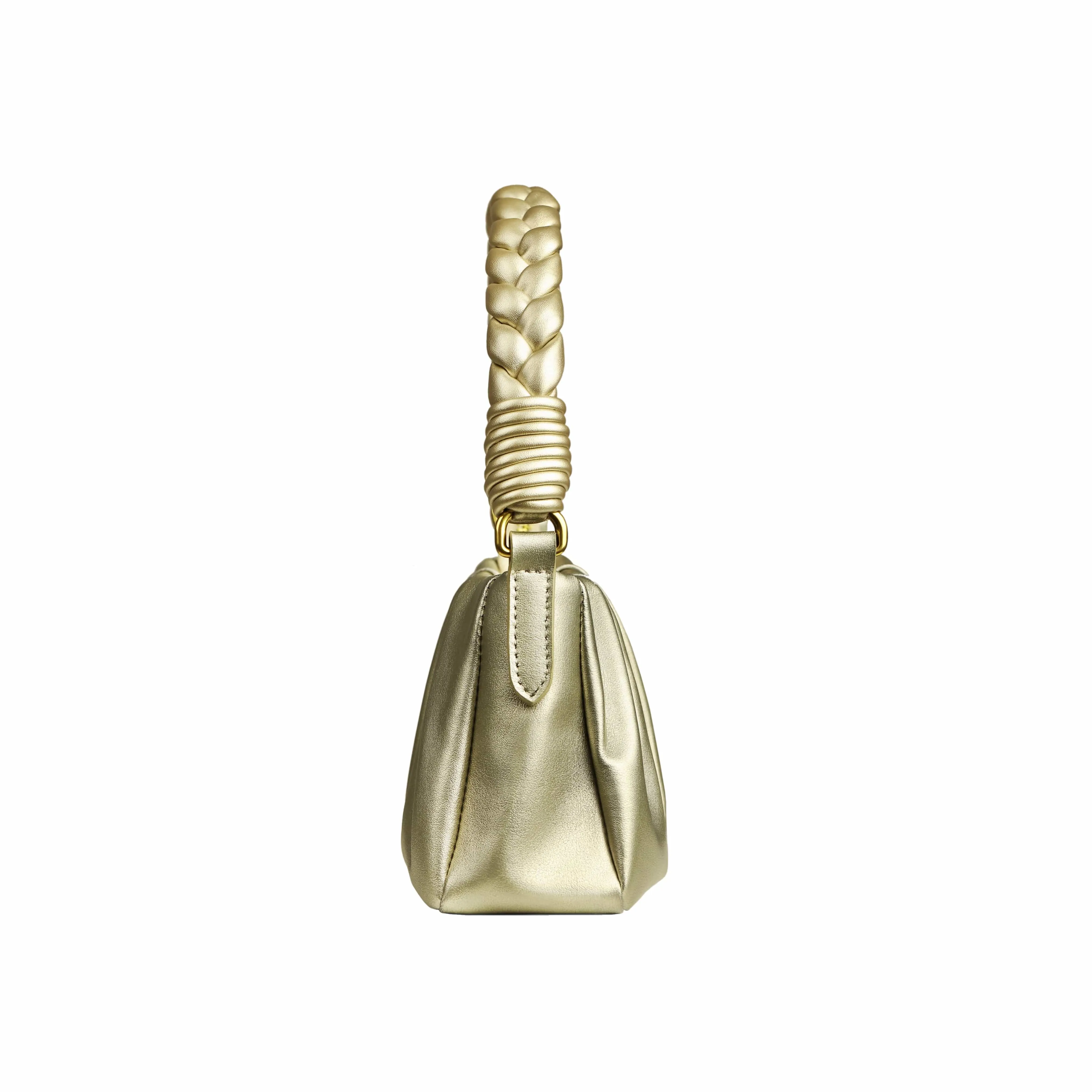 Melody Mini Cactus Leather Bag | Metallic Gold