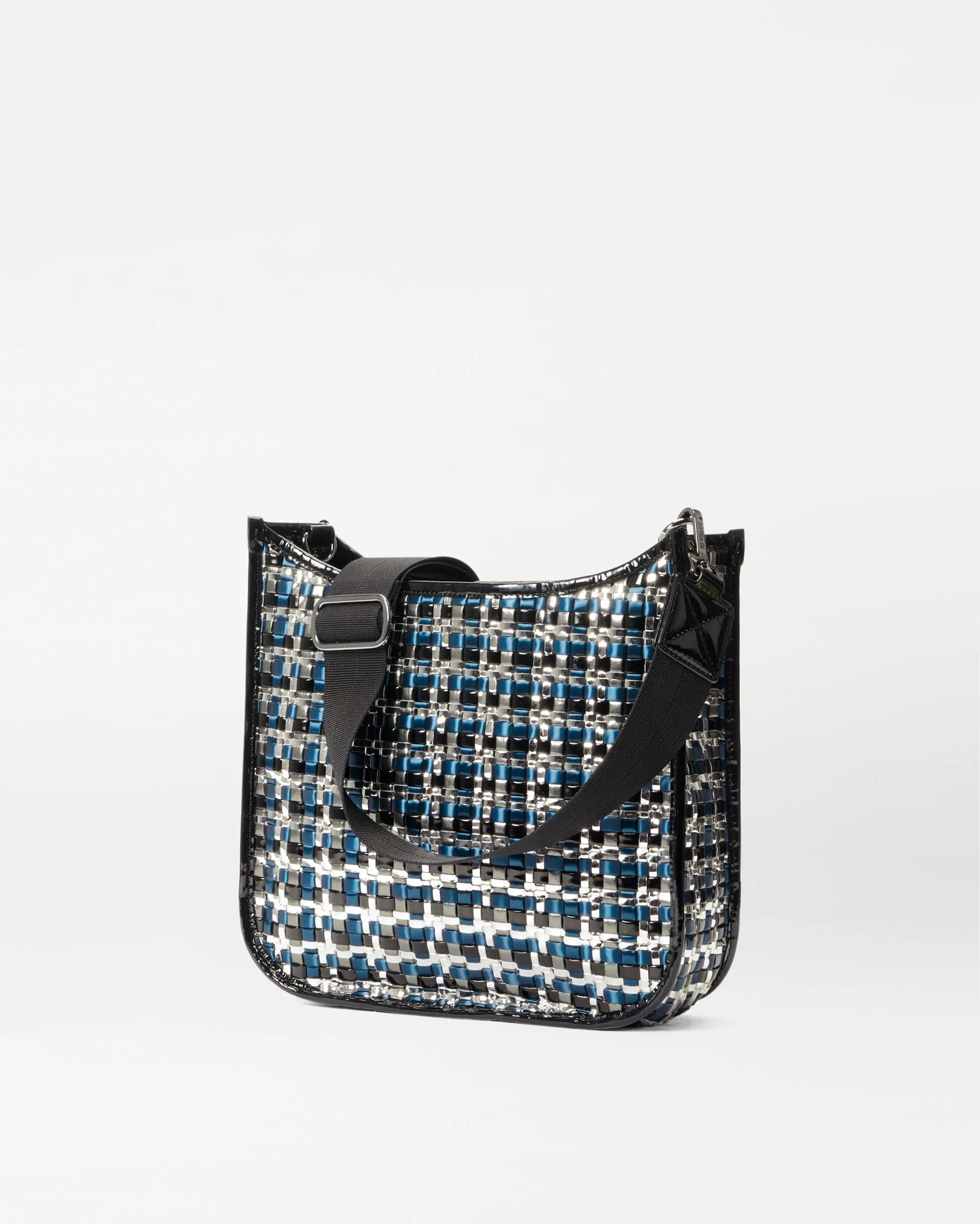 Midnight Woven Woven Box Crossbody