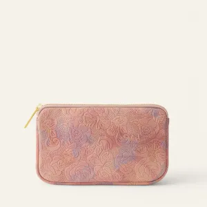 Millie Pouch | Garden of Roses with Gold hardware