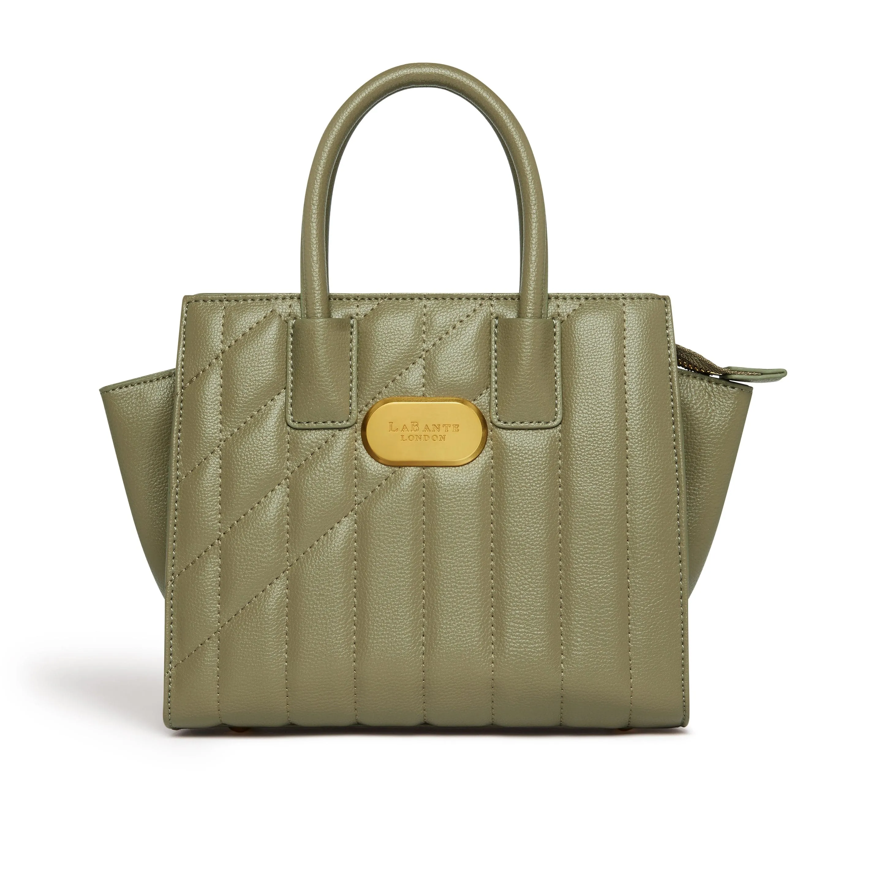 Mini Demi Vegan Leather Tote Bag | Green