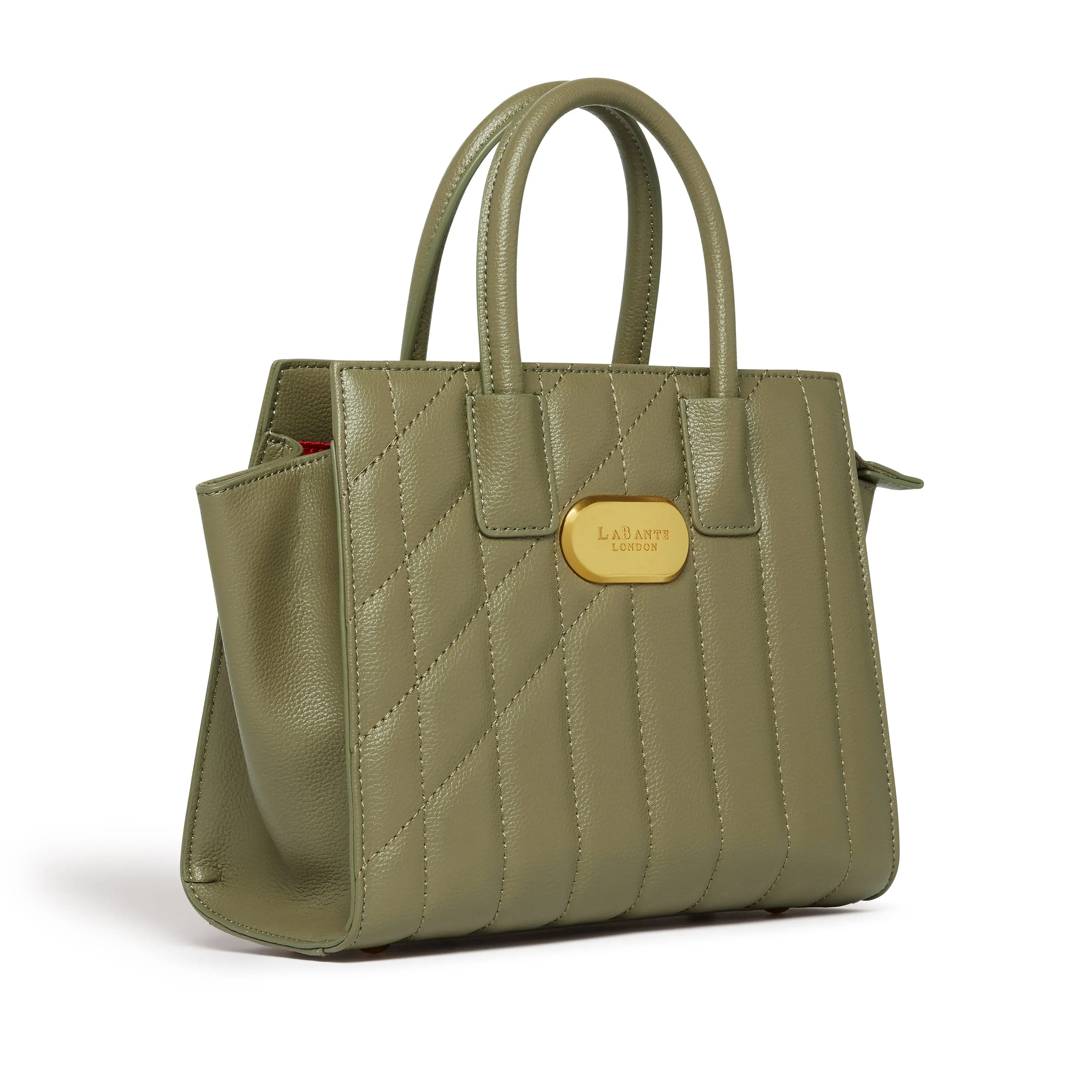 Mini Demi Vegan Leather Tote Bag | Green