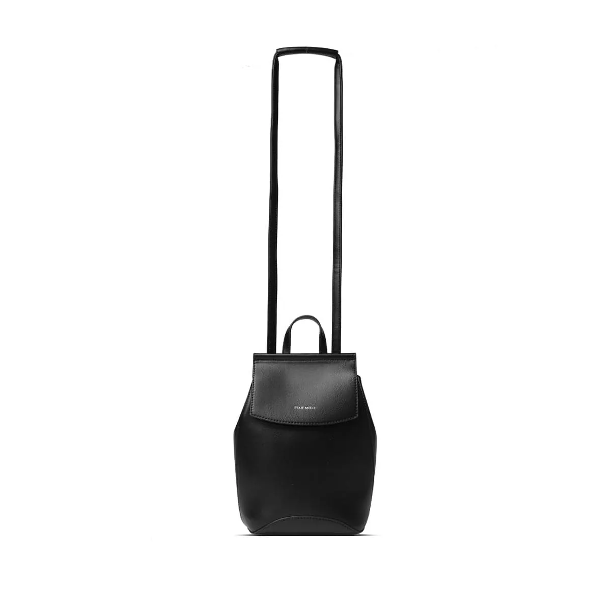Mini Kim Vegan Leather Backpack | Black