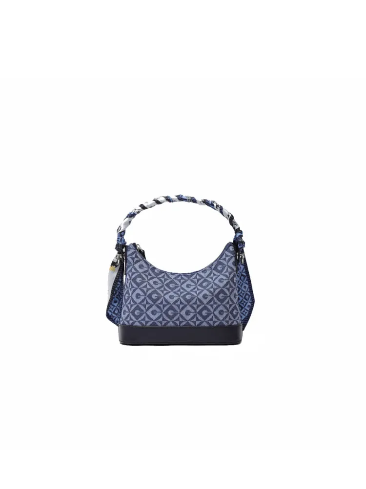 Minions Jacquard with Leather Hobo Bag