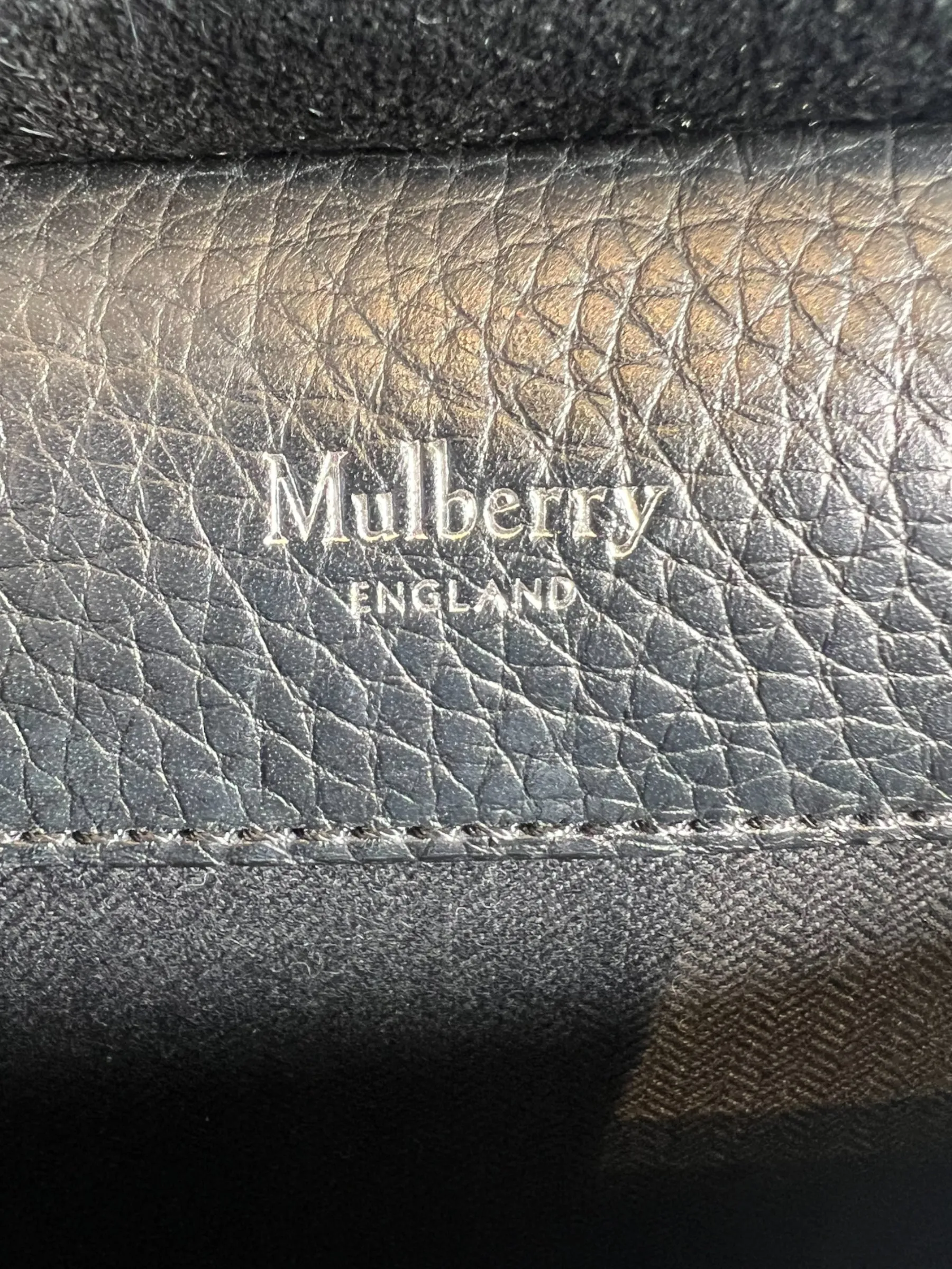 Mulberry Small Grey Leather Antony Messenger