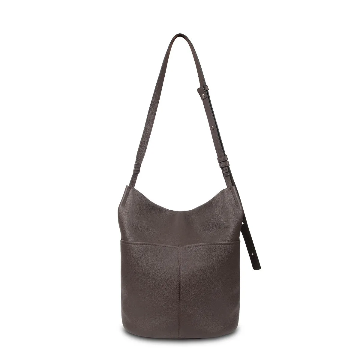 Narissa Leather Bucket Bag