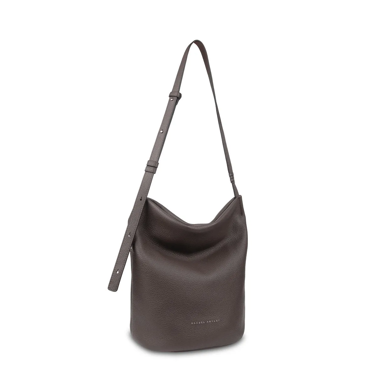 Narissa Leather Bucket Bag