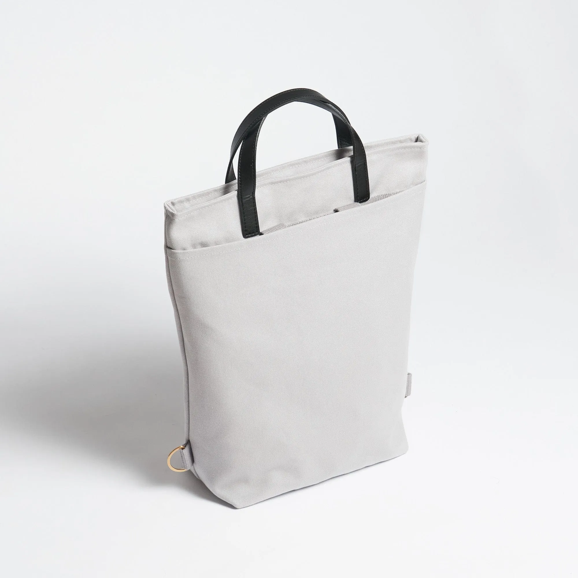 Natural Cotton Canvas Totepack | Dust Grey