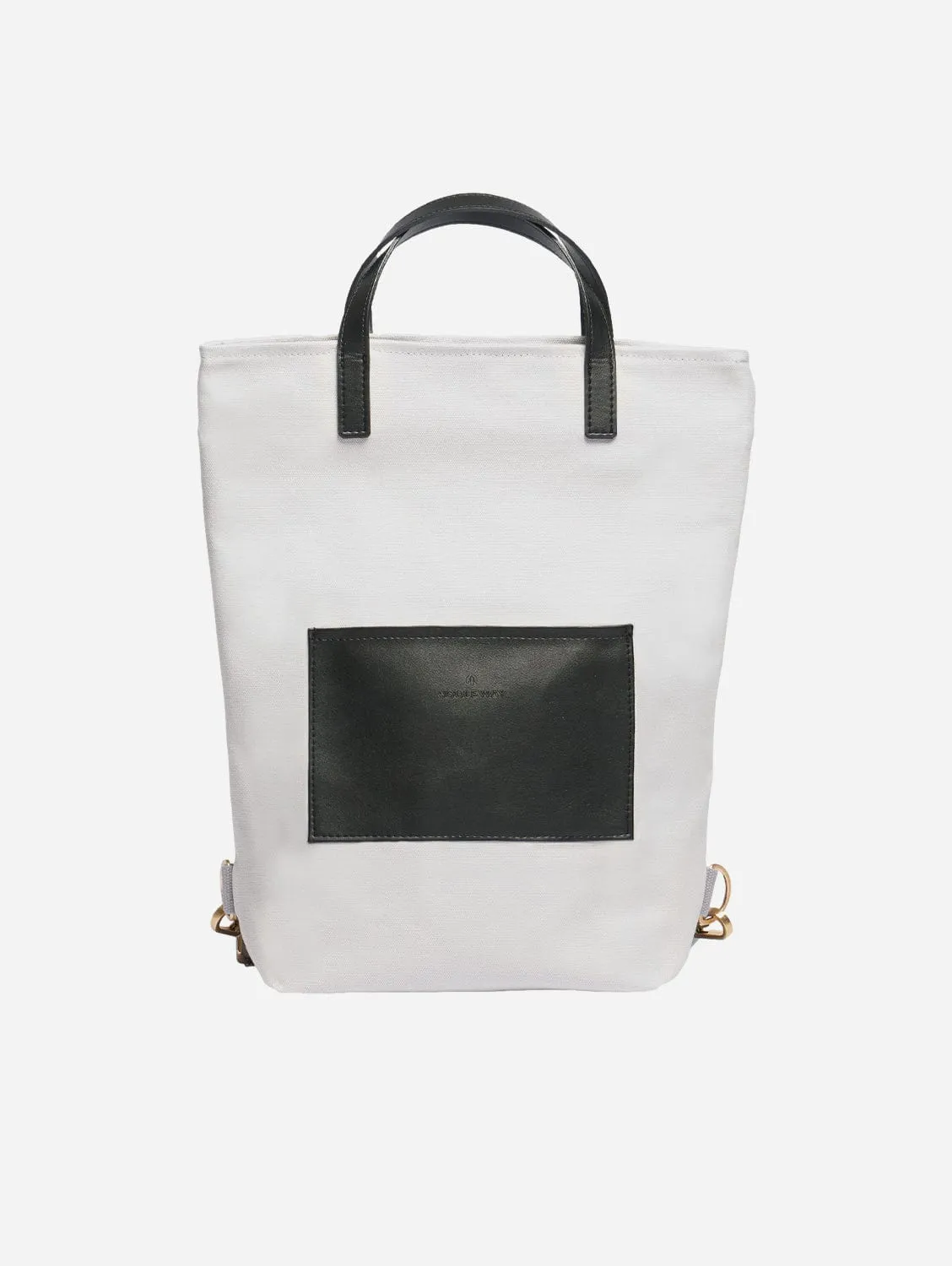 Natural Cotton Canvas Totepack | Dust Grey