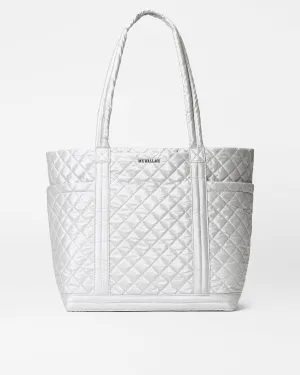 Oyster Metallic Large Empire Tote