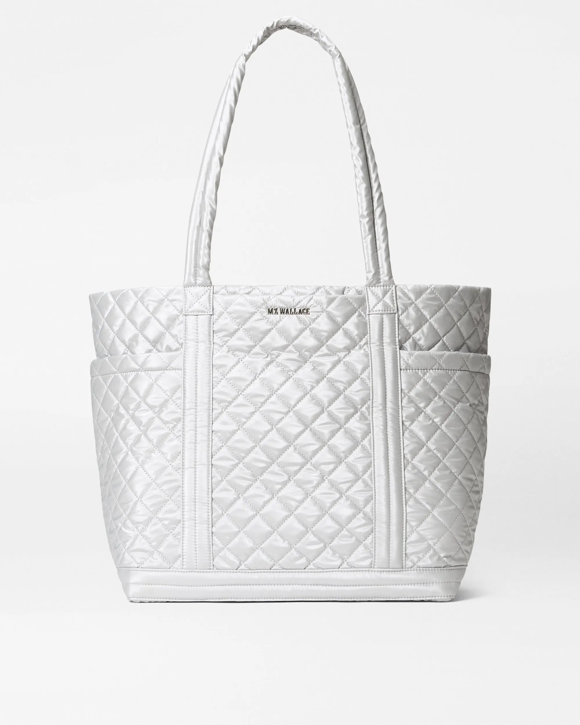 Oyster Metallic Large Empire Tote
