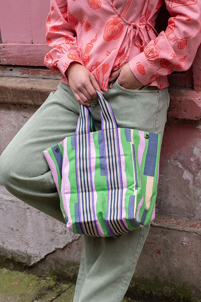 Épice Green Canvas Tote bag