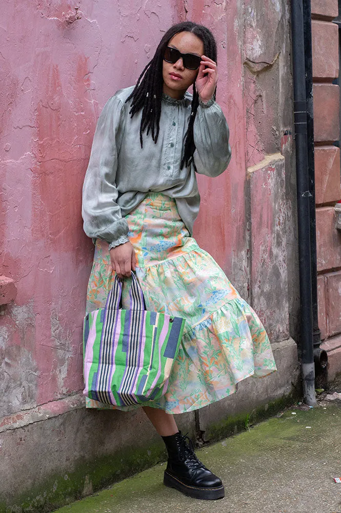 Épice Green Canvas Tote bag