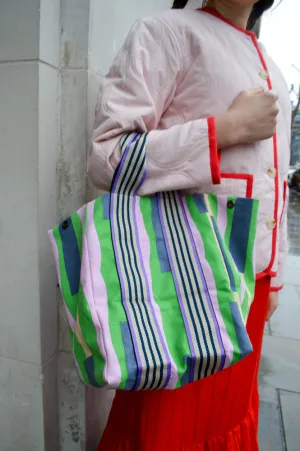 Épice Green Canvas Tote bag