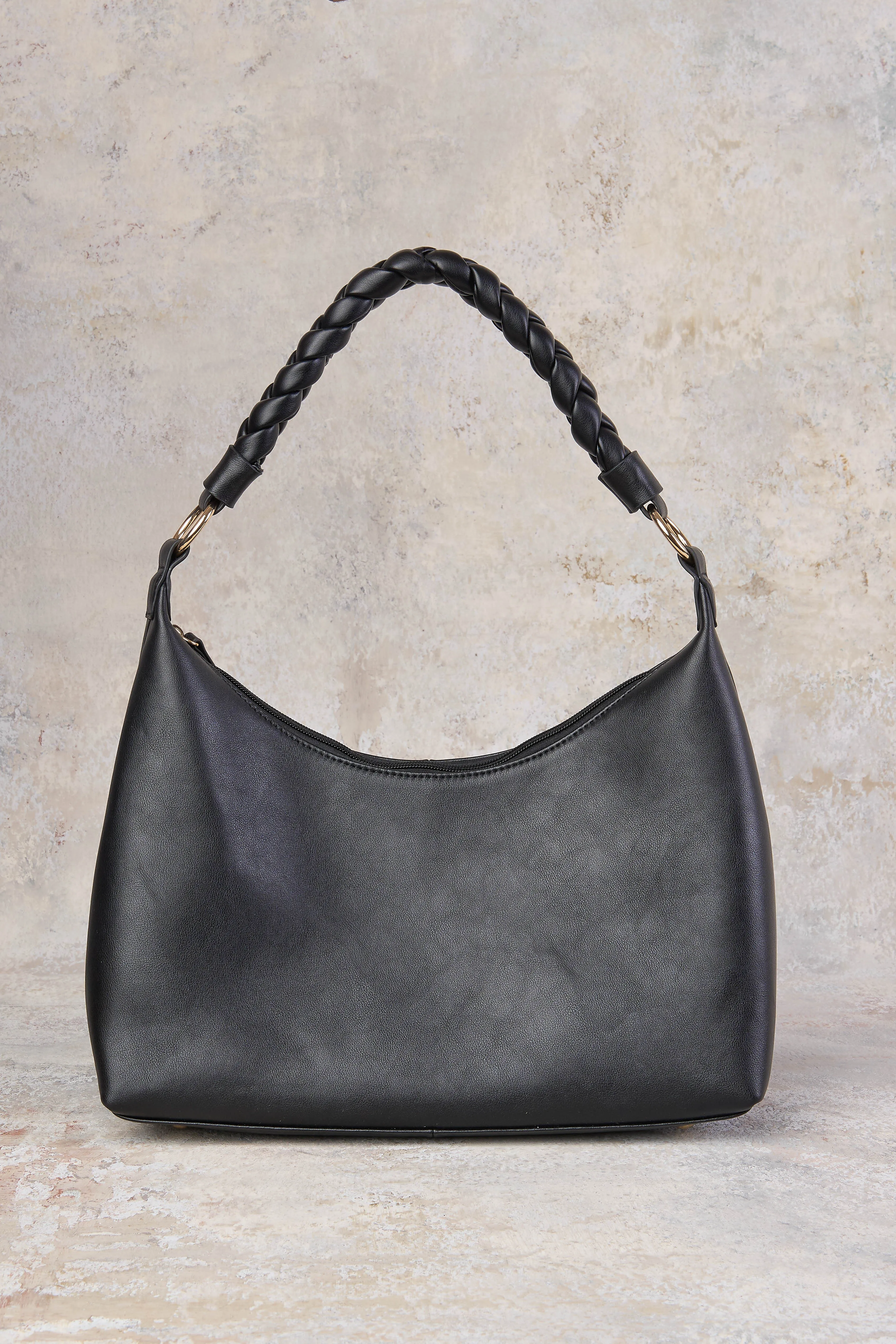 Piper Plait Handbag - Black