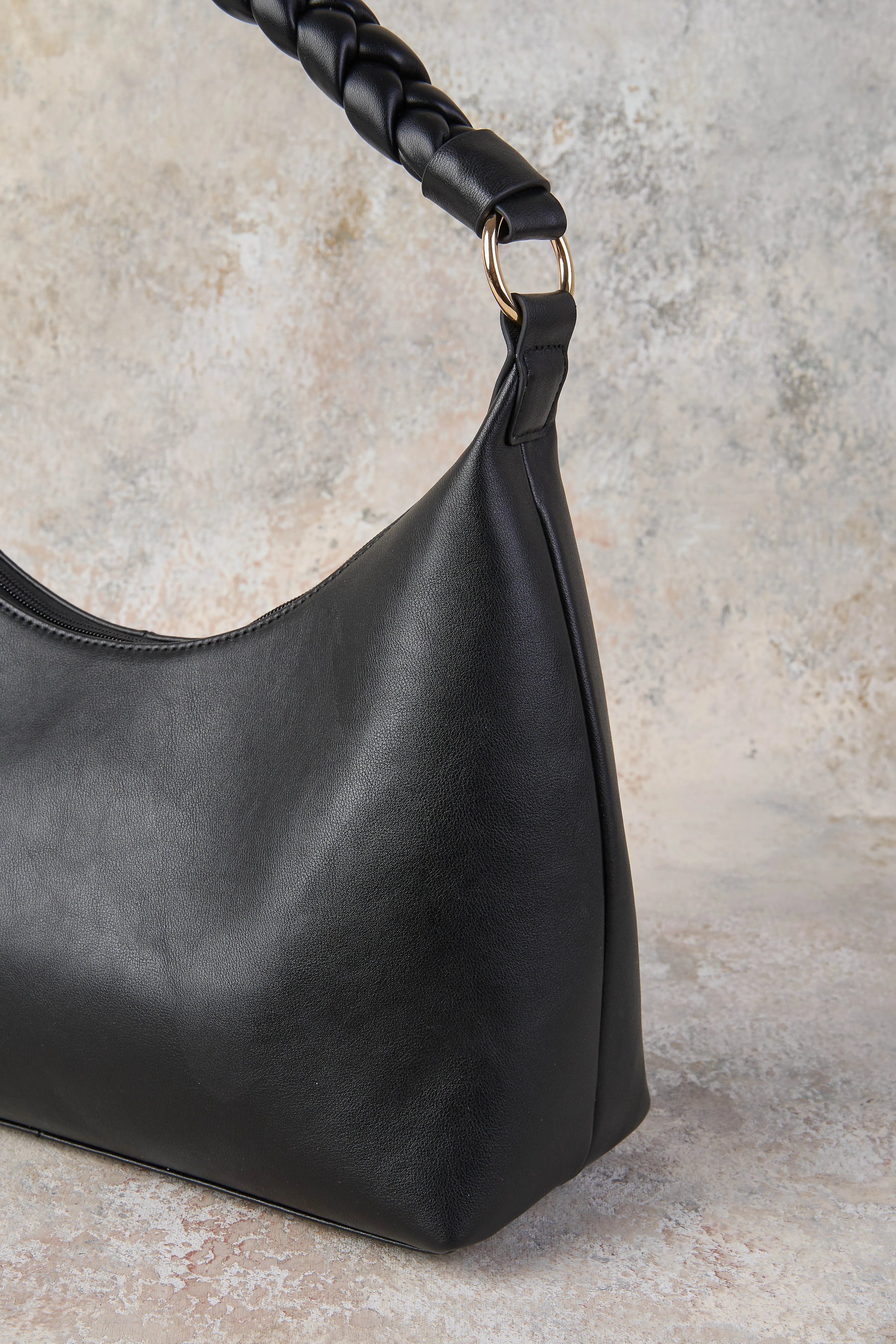Piper Plait Handbag - Black