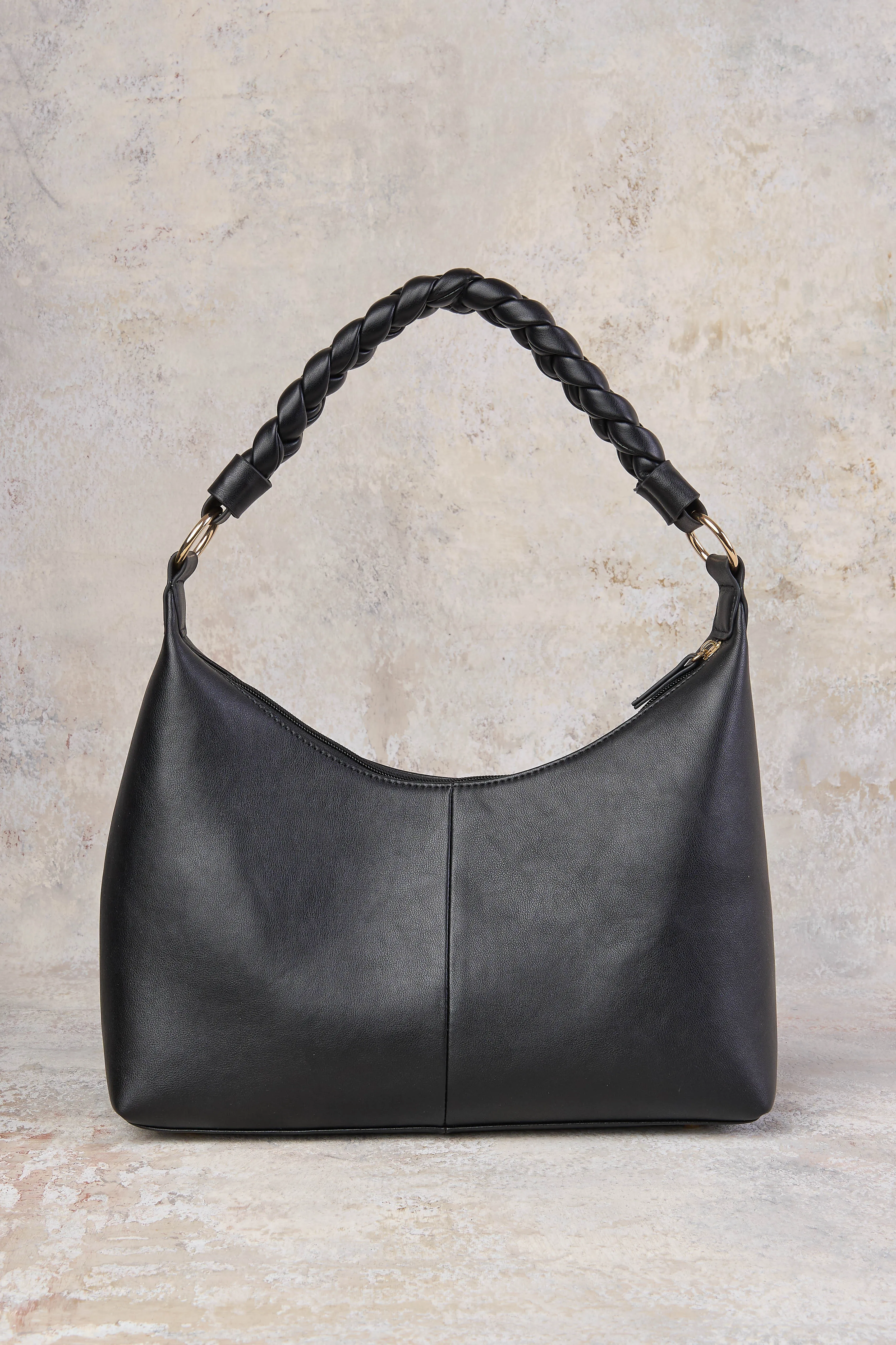 Piper Plait Handbag - Black