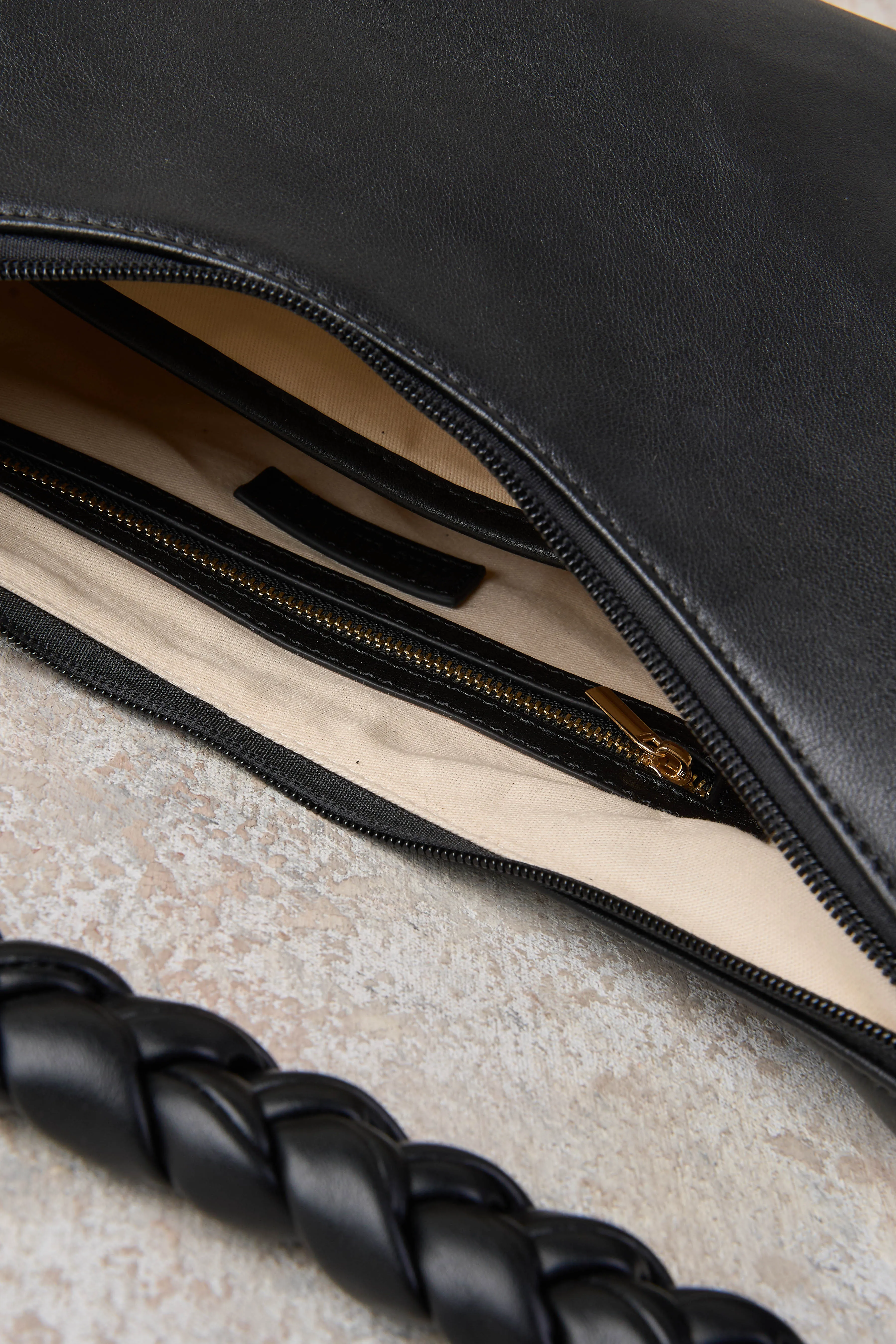 Piper Plait Handbag - Black