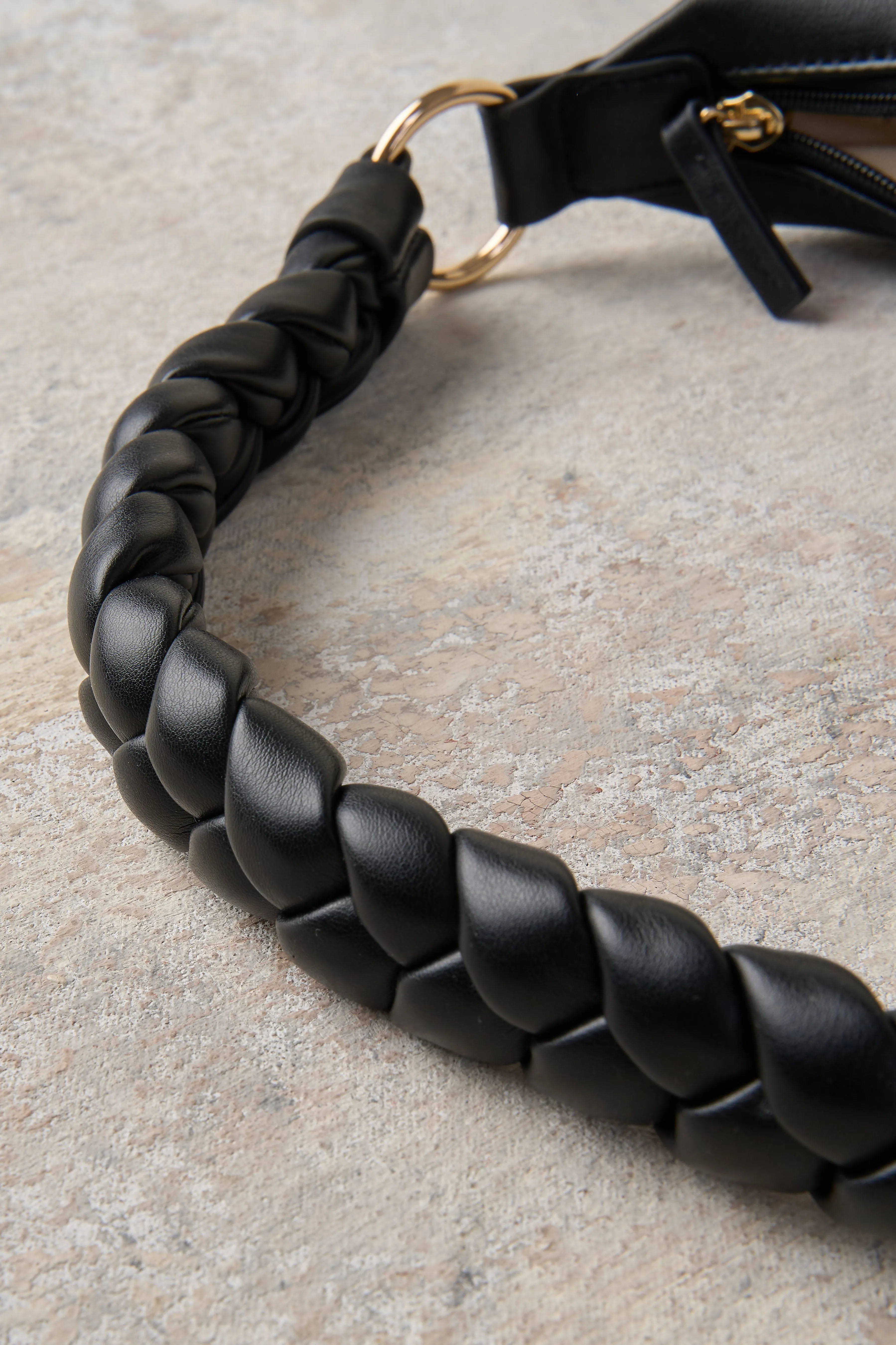Piper Plait Handbag - Black