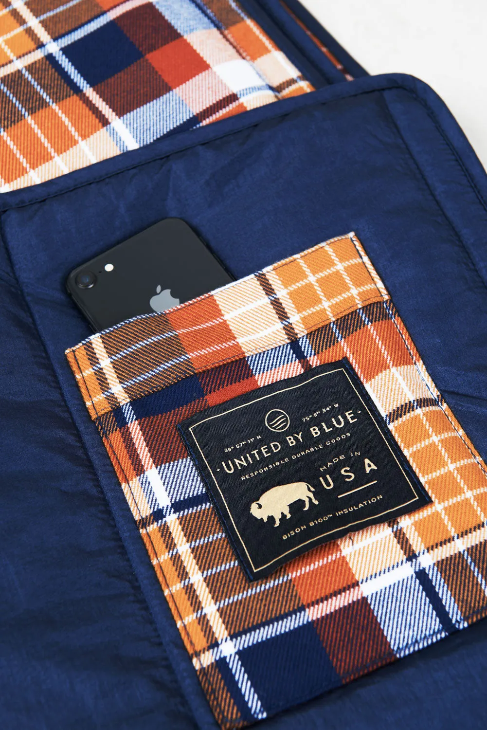 Plaid Quilted Bison Blanket