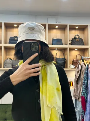 Prada Camel Re-Nylon Bucket Hat - Medium