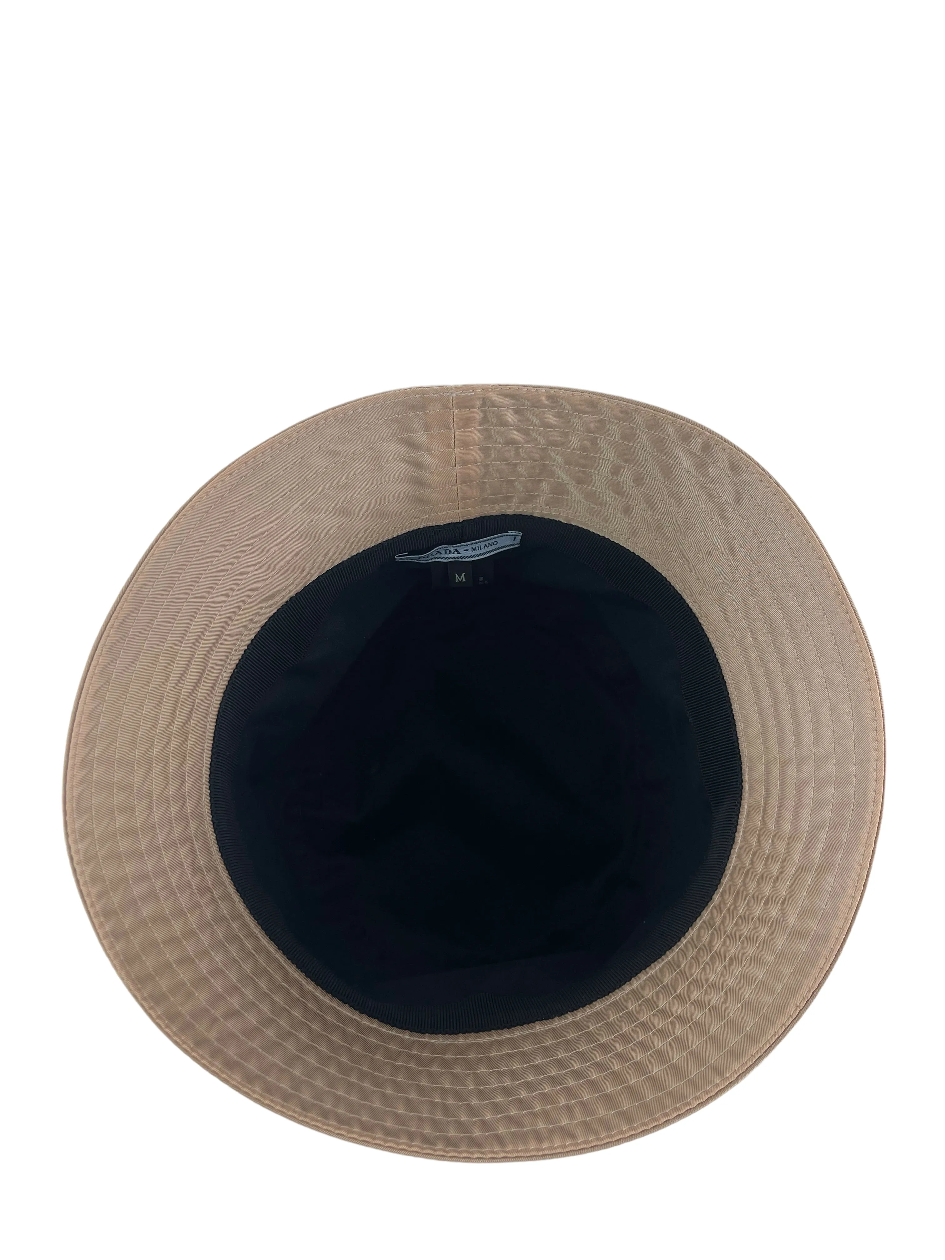 Prada Camel Re-Nylon Bucket Hat - Medium