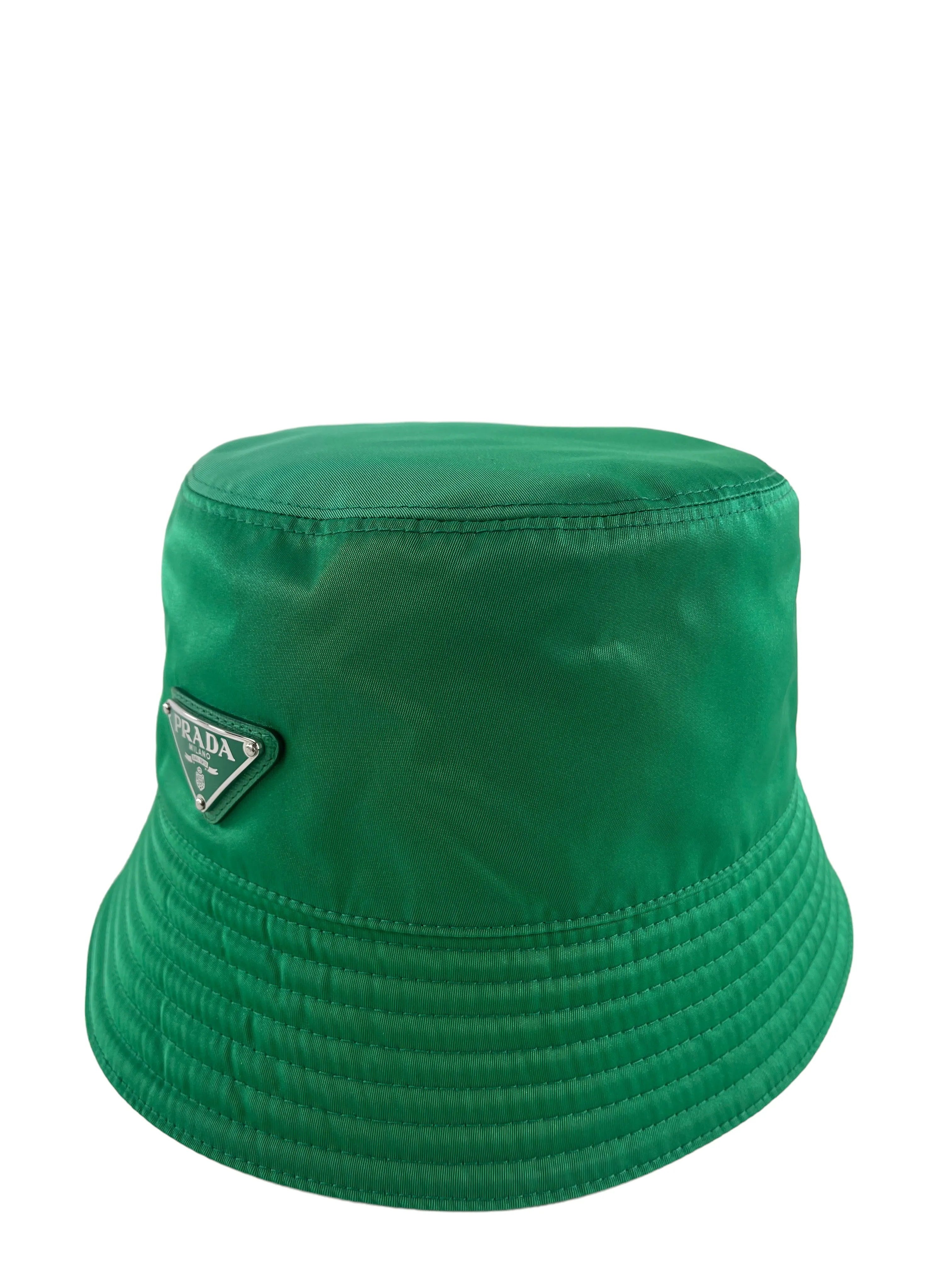Prada Green Re-Nylon Bucket Hat - Medium