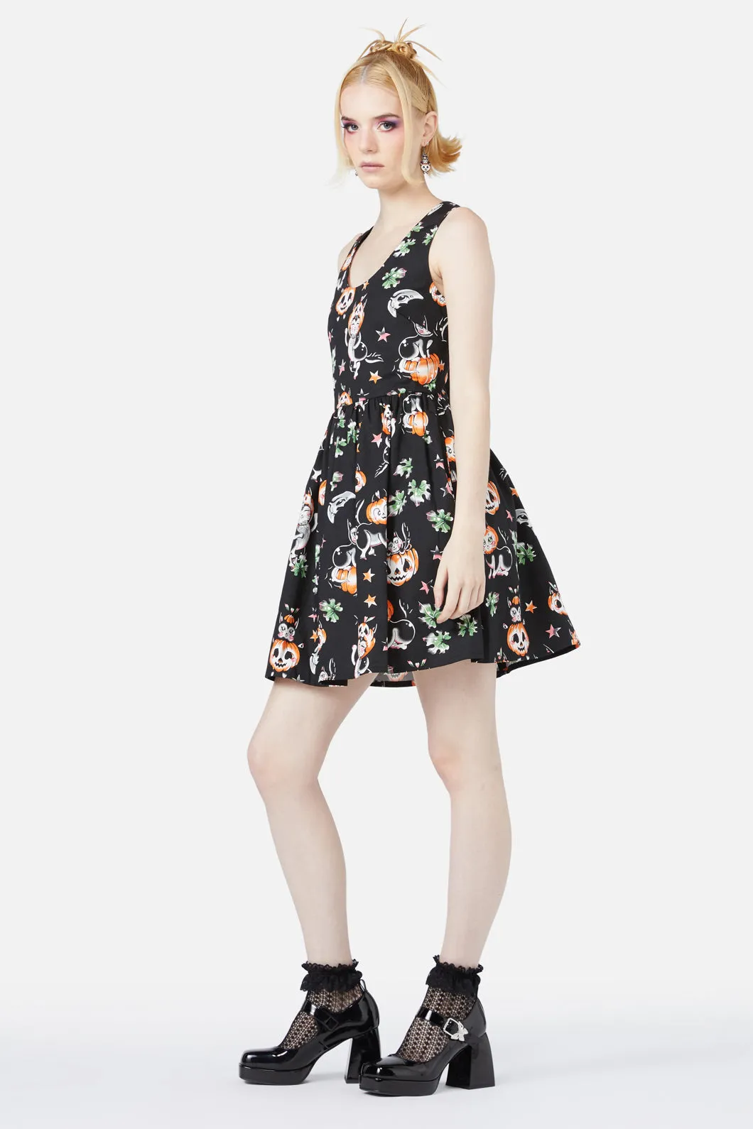 Pumpkin Patch Kitty Dress