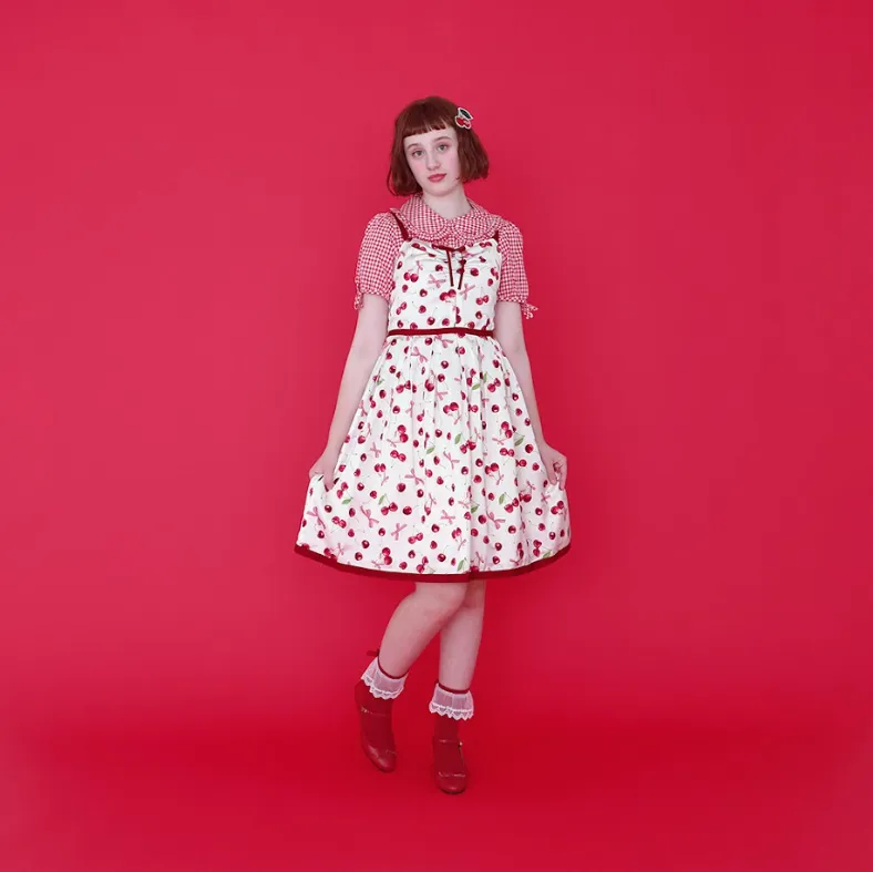 [RESERVATION] Shadow Cherry Camisole Dress