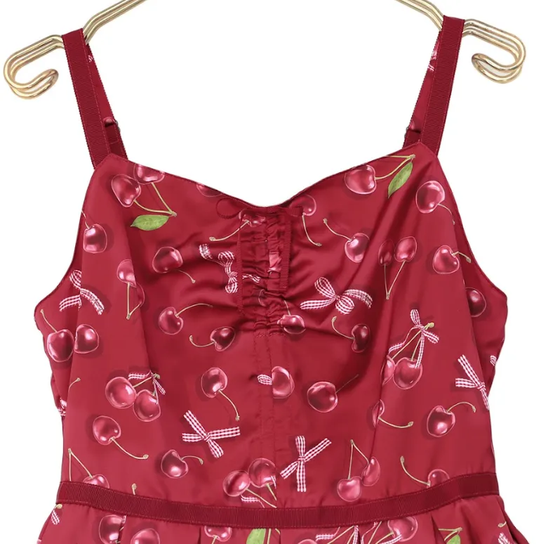 [RESERVATION] Shadow Cherry Camisole Dress