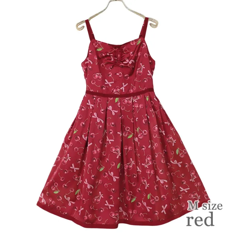 [RESERVATION] Shadow Cherry Camisole Dress