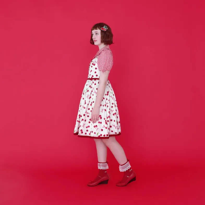 [RESERVATION] Shadow Cherry Camisole Dress