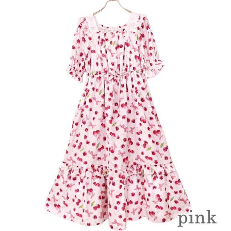 [RESERVATION] Shadow Cherry Long Dress