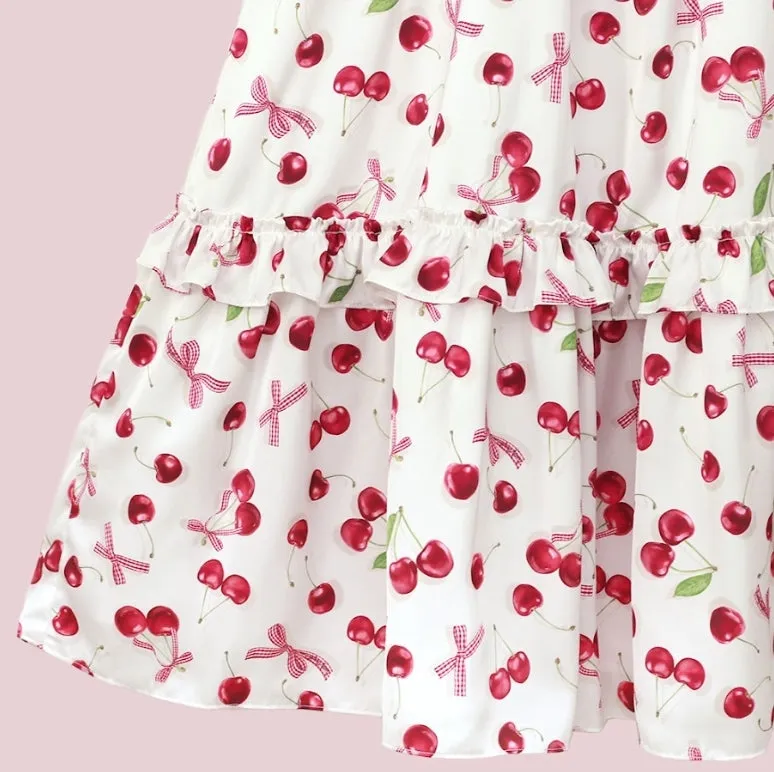 [RESERVATION] Shadow Cherry Long Dress