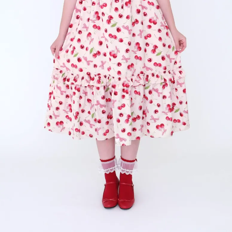[RESERVATION] Shadow Cherry Long Dress