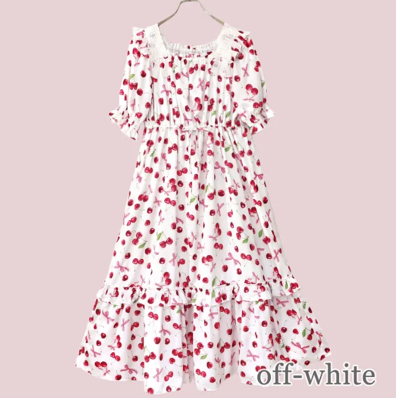 [RESERVATION] Shadow Cherry Long Dress