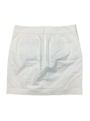 Skirt Mini & Short By Ann Taylor In White, Size:M