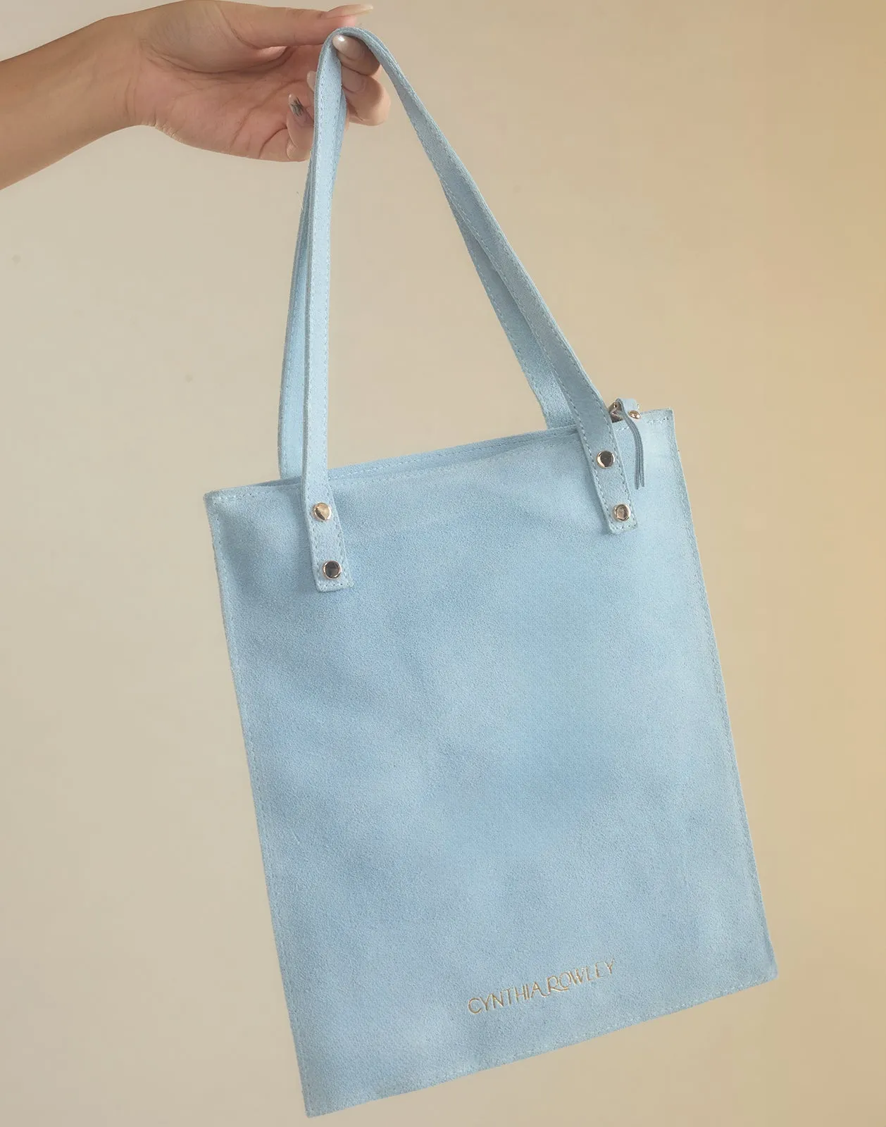 Sleek Suede Tote