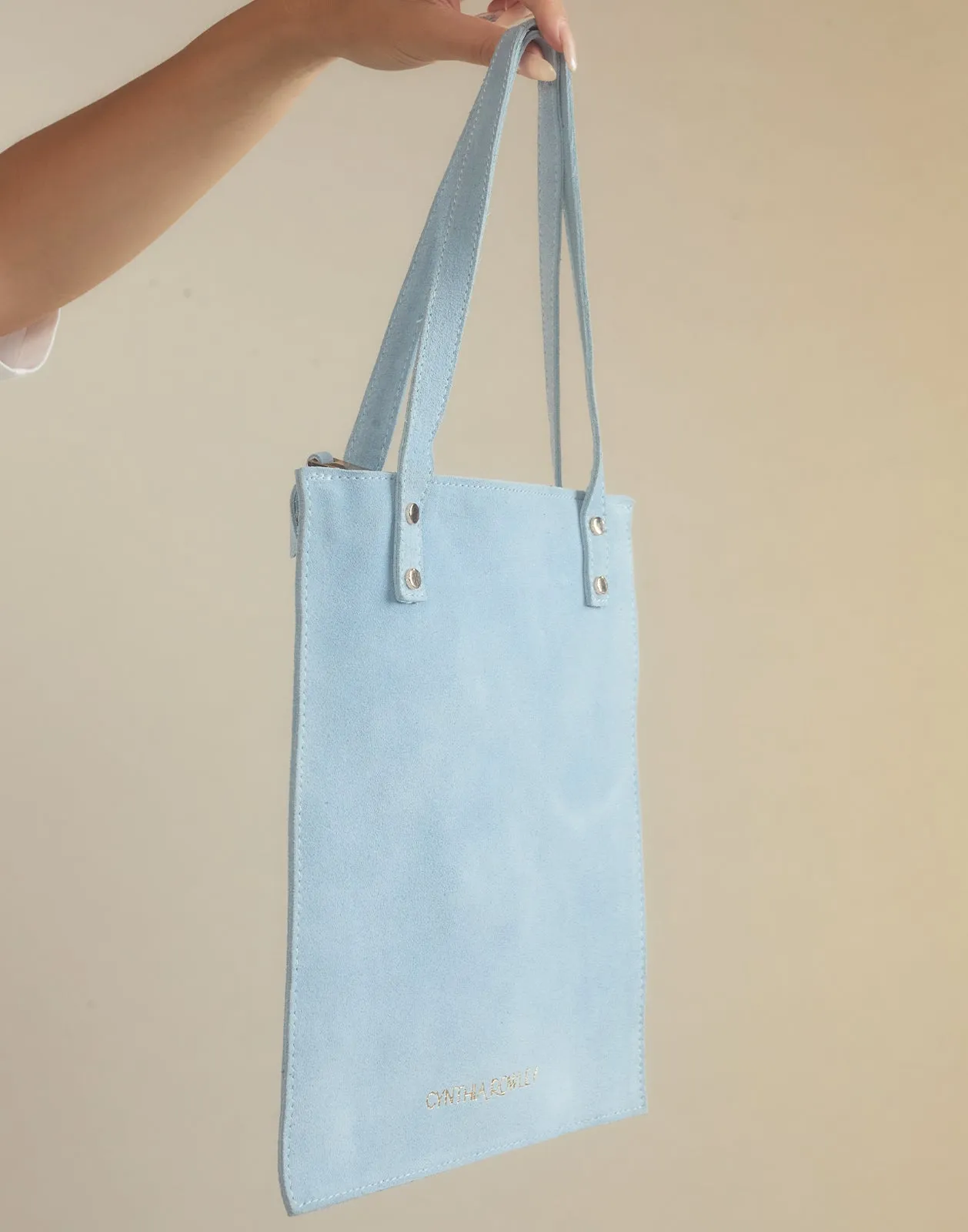 Sleek Suede Tote