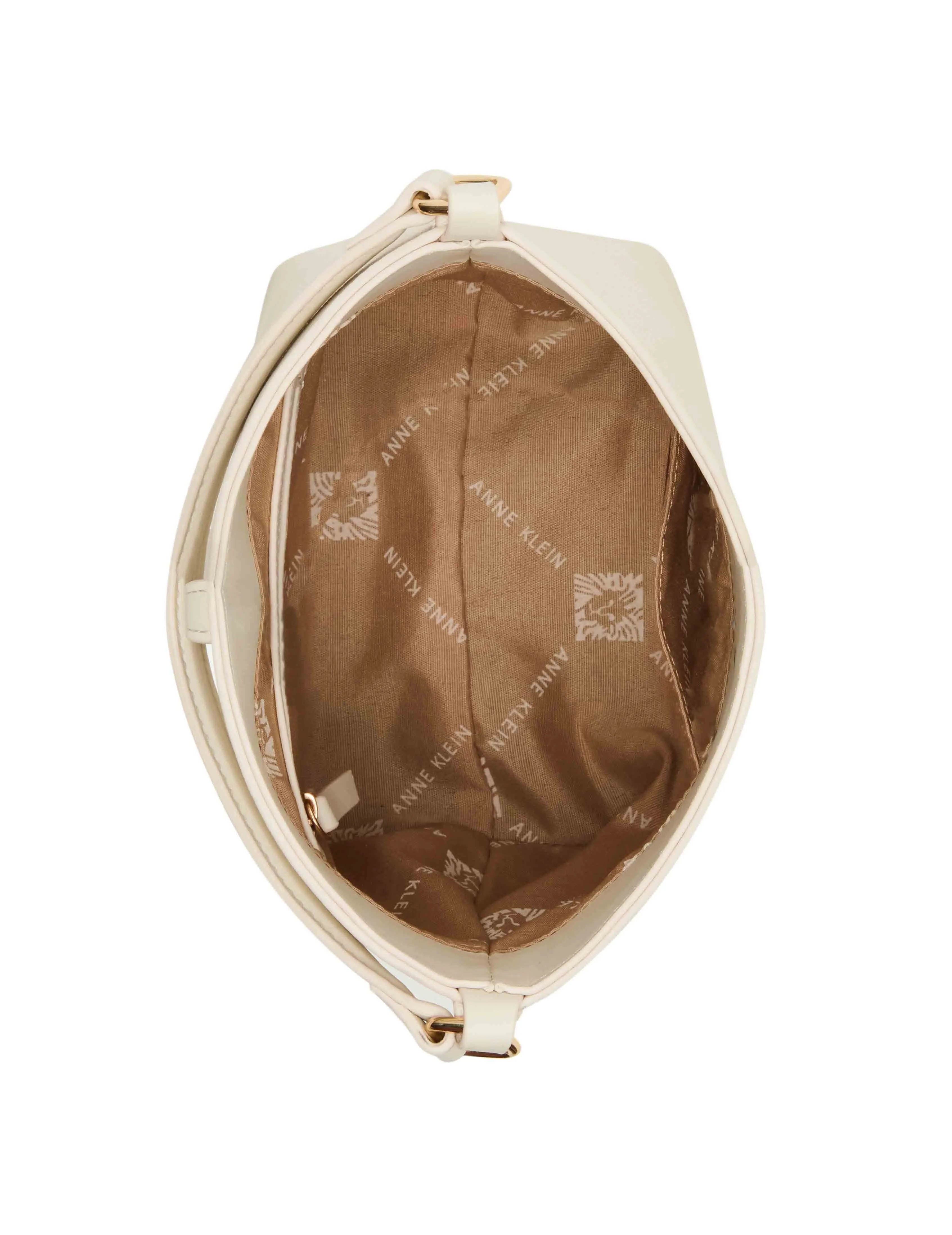 Small Sculpted Buckle Bucket with Convertible Strap