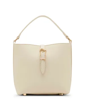 Small Sculpted Buckle Bucket with Convertible Strap