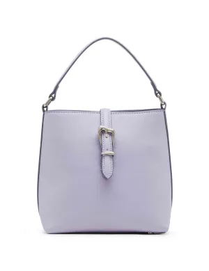 Small Sculpted Buckle Bucket with Convertible Strap
